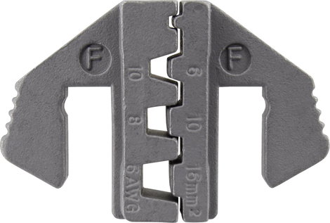 TOOLCRAFT PLE-0F TO-8381007 Krimpelő betét Érvéghüvelyek 6 - 16 mm² Alkalmas márka TOOLCRAFT PZ-500