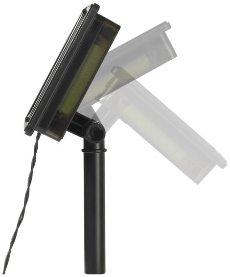 Sygonix Napelemes fényfüzér SY-5596928 LED Melegfehér, Hidegfehér Fekete, Normál zöld (selyemmatt) 2. kép
