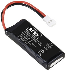Reely Akkucsomag, LiIon 3.7 V 500 mAh Cellaszám: 1 Soft doboz Lapos dugó