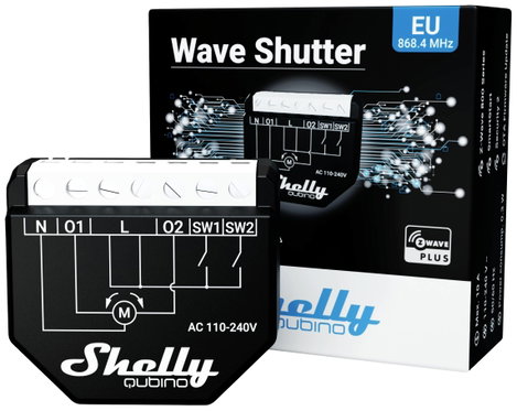 Shelly Wave Shutter Redőny működtető Z-Wave, Z-Wave+ 2. kép