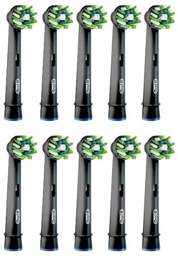 Oral-B Cross Action Feltűzhető fogkefe elektromos fogkeféhez 10 db Fekete 2. kép