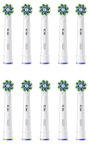 Oral-B Cross Action Feltűzhető fogkefe elektromos fogkeféhez 10 db Fehér bélyegkép