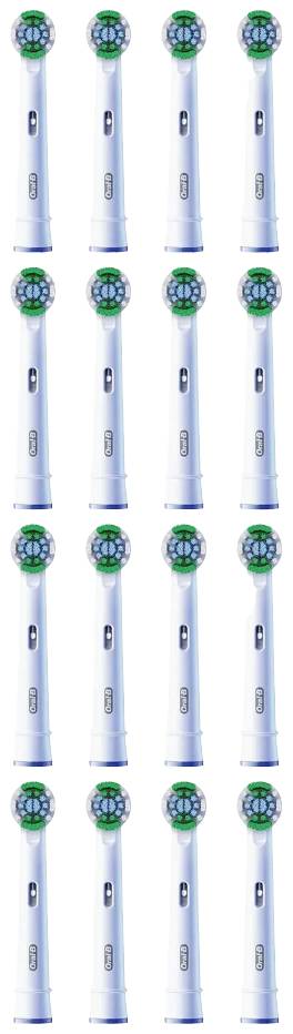 Oral-B Precision Clean Feltűzhető fogkefe elektromos fogkeféhez 16 db Fehér