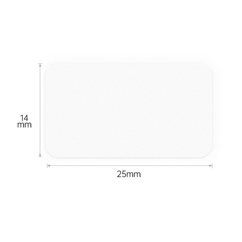 NIIMBOT Etikettek (tekercs) 14 x 25 mm Átlátszó 240 db A2G88588001 Univerzális etikett 2. kép