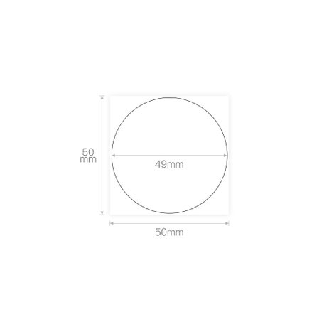 NIIMBOT Etikettek (tekercs) Ø 49 mm Fehér 150 db A2A68351901 Univerzális etikett 3. kép