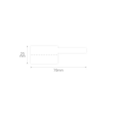 NIIMBOT Etikettek (tekercs) 38 x 25 mm Fehér 100 db A2K88388601 Kábel etikett 3. kép