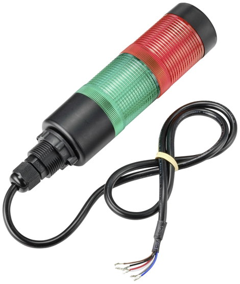 TRU COMPONENTS Jelző oszlop TC-11469360 LED Piros, Zöld 1 db 2. kép