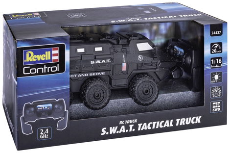 Revell Control 24437 1:16 RC kezdő modellautó Elektro Bevetési jármű 6 WD Fényeffekttel 7. kép