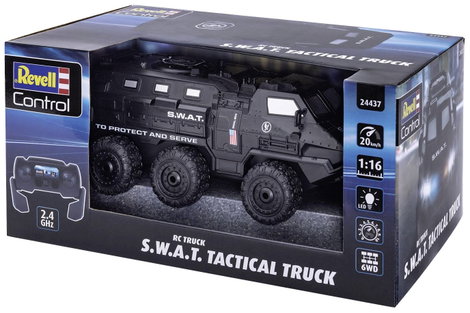 Revell Control 24437 1:16 RC kezdő modellautó Elektro Bevetési jármű 6 WD Fényeffekttel 9. kép