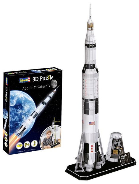 3D puzzle Apollo 11 Saturn V 00250 1 db