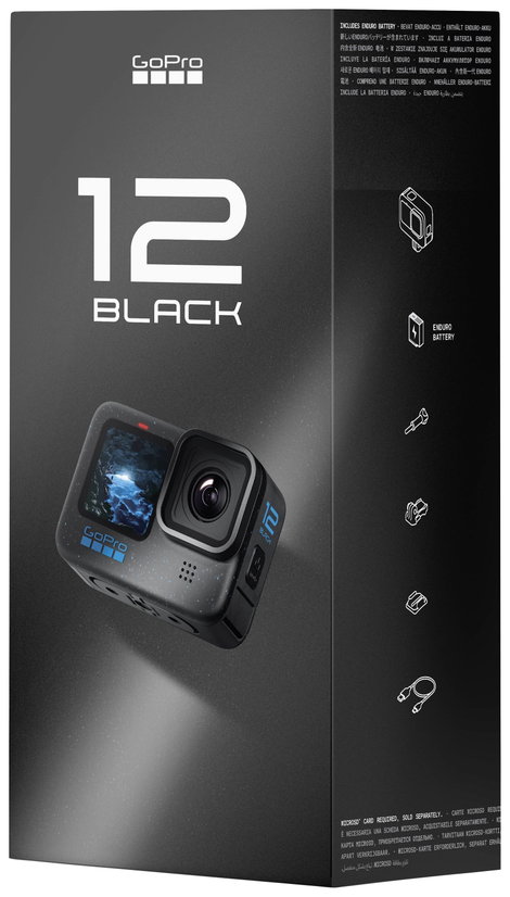 GoPro HERO12 Black Akciókamera 5.3K, 4K, 2.7K, Full HD, Bluetooth, Kettős kijelző, Timelapse/lassíto 15. kép