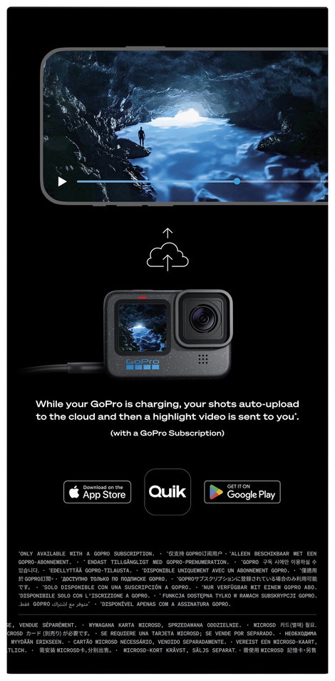GoPro HERO12 Black Akciókamera 5.3K, 4K, 2.7K, Full HD, Bluetooth, Kettős kijelző, Timelapse/lassíto 17. kép