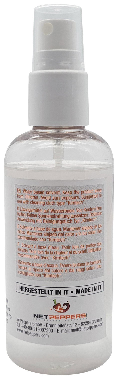 NetPeppers NP-FIBERFOCLEANER100 Száloptika tisztító 100 ml 2. kép