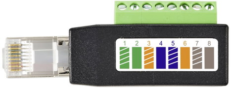 TRU COMPONENTS TC-11503196 TC-RJ45-TB Összekötő RJ-45 1 db 3. kép