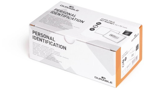 Durable 826019 Névtábla CLICK FOLD (Sz x Ma) 90 mm x 54 mm Mágnes 10 db 4. kép
