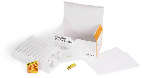 Durable 826019 Névtábla CLICK FOLD (Sz x Ma) 90 mm x 54 mm Mágnes 10 db 5. kép