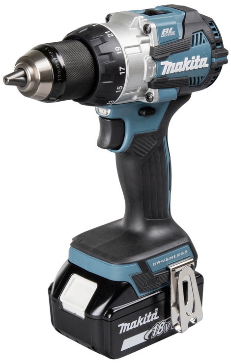 Makita DHP489RTJ 2 sebességfokozat-Akkus ütvefúró-csavarozó 620 W kefe nélkül, 2. akkuval, Töltővel