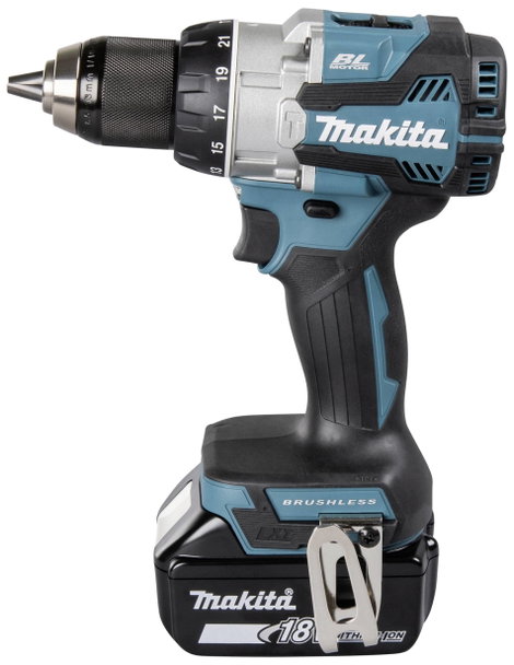 Makita DHP489RTJ 2 sebességfokozat-Akkus ütvefúró-csavarozó 620 W kefe nélkül, 2. akkuval, Töltővel 2. kép