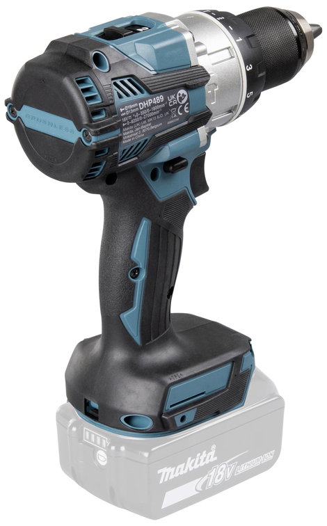 Makita DHP489Z 2 sebességfokozat-Akkus ütvefúró-csavarozó 620 W kefe nélkül, akku nélkül, töltő nélk 5. kép
