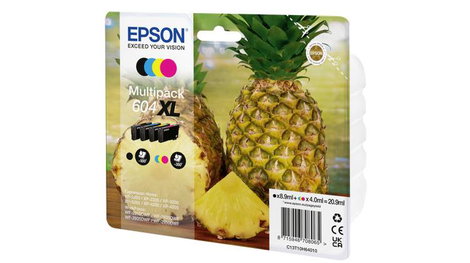 Epson Tinta T10H6, 604XL Eredeti Kombinált csomag Fekete, cián, bíbor, sárga C13T10H64010 2. kép