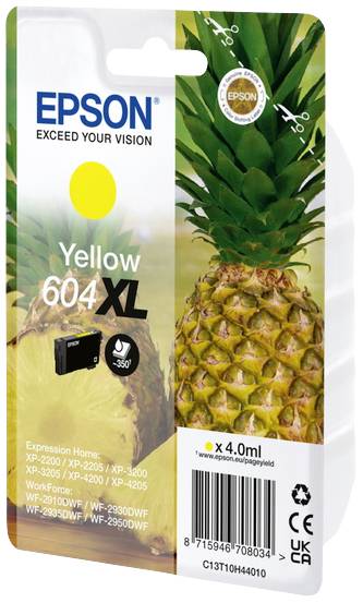 Epson Tinta T10H4, 604XL Eredeti Sárga C13T10H44010 2. kép