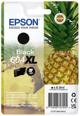 Epson Tinta T10H1, 604XL Eredeti Fekete C13T10H14010