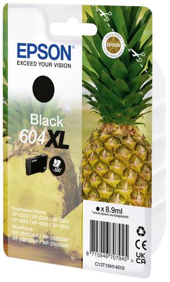 Epson Tinta T10H1, 604XL Eredeti Fekete C13T10H14010 2. kép