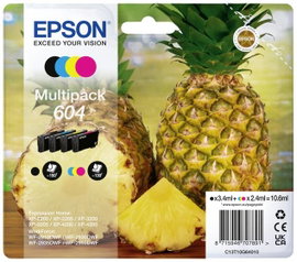 Epson Tinta T10G6, 604 Eredeti Kombinált csomag Fekete, cián, bíbor, sárga C13T10G64010