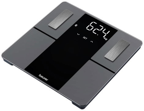 Beurer BF 500 Analizáló mérleg Mérési tartomány (max.)=180 kg Fekete Bluetooth-szal