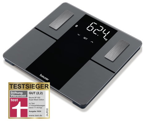 Beurer BF 500 Analizáló mérleg Mérési tartomány (max.)=180 kg Fekete Bluetooth-szal 5. kép