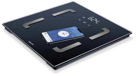 Beurer BF 880 WiFi Analizáló mérleg Mérési tartomány (max.)=180 kg Fekete 4. kép