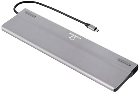 Renkforce Notebook dokkoló állomás RF-DKS-902 Alkalmas (márka): univerzálny Beépített kártyaolvasóva 2. kép