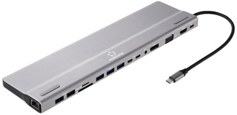 Renkforce Notebook dokkoló állomás RF-DKS-902 Alkalmas (márka): univerzálny Beépített kártyaolvasóva 3. kép
