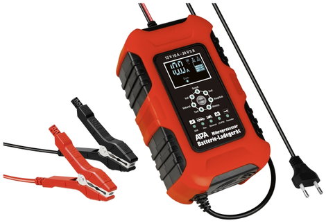 APA Batterieladegerät 12/24V 10A 16649 Autós töltőkészülék 12 V, 24 V 10 A 5 A