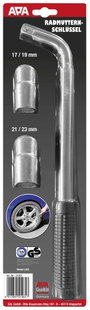 APA 21061 Ausziehbarer Radmutternschlüssel Kerékanyakulcs (H x Sz x Ma) 380, 530 mm, mm x 90 mm x 25 2. bélyegkép