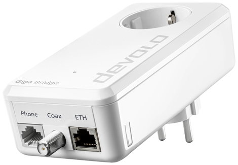 Devolo Giga Bridge Phoneline Hálózati adapter 8949 EU IP bridge, Üvegszál  3. kép