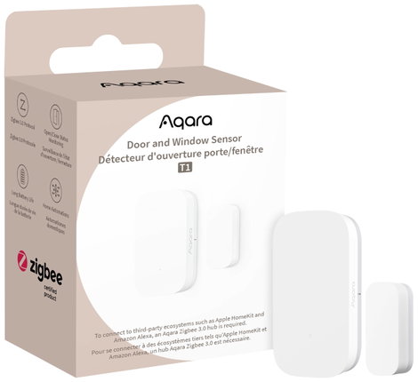Aqara Ajtó-/ablakérintkező DW-S03D Fehér Apple HomeKit