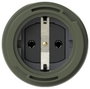 PC Electric 20251-u Védőérintkezős alj ABS, PC 250 V Bronz-zöld (matt) IP66, IP68 2. bélyegkép
