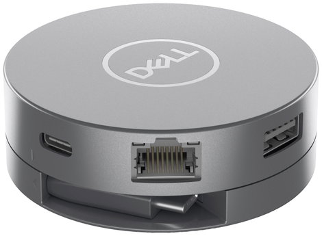 Dell Notebook dokkoló állomás DELL DA350 6-in-1 USB-C Multiport Adapter (470-AFKL) Alkalmas (márka):