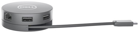 Dell Notebook dokkoló állomás DELL DA350 6-in-1 USB-C Multiport Adapter (470-AFKL) Alkalmas (márka): 7. kép