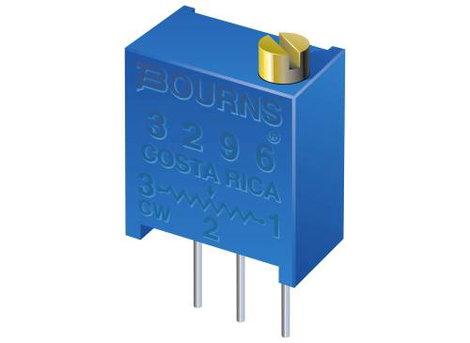 Bourns 3296W-1-253LF Cermet trimmer 0.5 W 25 kΩ 9 ° 1 db