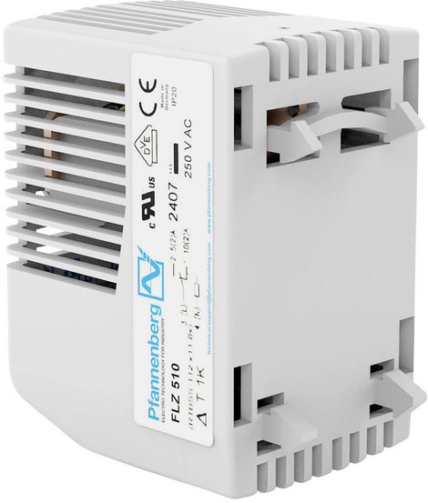 Pfannenberg Kapcsolószekrény termosztát FLZ 510 THERM. 3K 0°..+60°C 250 V/AC 1 váltó (H x Sz x Ma) 4 4. kép