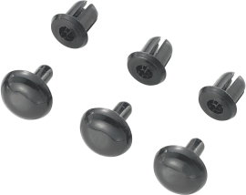 TRU COMPONENTS TC-SRR-450K203 Szegecs Lyuk Ø 4 mm Fekete 1000 db