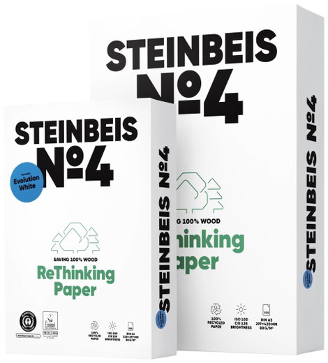 STEINBEIS No. 4 99900644 Univerzális nyomtatópapír, másolópapír DIN A4 80 g/m² 500 lap Fehér