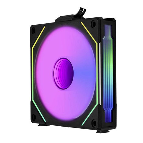 Lian Li Lian Li UNI FAN SL-INF 120 ARGB Reverse Blade PWM Lüfter - 120mm, schwarz Számítógépház vent 2. kép