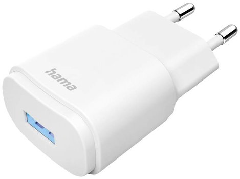 Hama USB-s töltőkészülék 6 W Beltér, Aljzat dugó Kimeneti áram (max.) 1200 mA Kimenetek száma: 1 x U 2. kép
