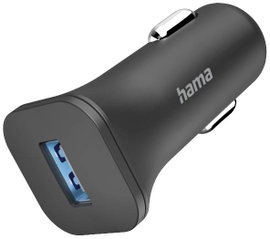 Hama USB-s töltőkészülék 6 W Személygépkocsi, Tehergépjármű Kimeneti áram (max.) 1200 mA Kimenetek s