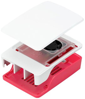 Raspberry Pi® SBC ház Alkalmas: Raspberry Pi® 5 B Piros, Fehér