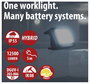 Brennenstuhl Multi Battery 10050 MH Akkus építkezési fényszóró EEK E (A - G) 100 W 12500 lm Hidegfeh 2. bélyegkép