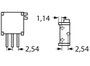 Bourns 3296Z-1-104LF Cermet trimmer Lineáris 0.5 W 100 kΩ 9 ° 1 db 2. bélyegkép